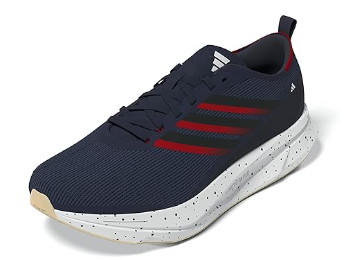 adidas Men's Jogit Running Sneaker, Shadow Navy/Shadow Navy/Pure Ruby, 11