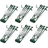 6 Pcs Mole Gopher Trap Outdoor Metal Tactical Rat Vole Traps, Outdoor Reusable Gopher Killer Keep Moles Gophers Voles Out of Yard Lawn Garden,Green