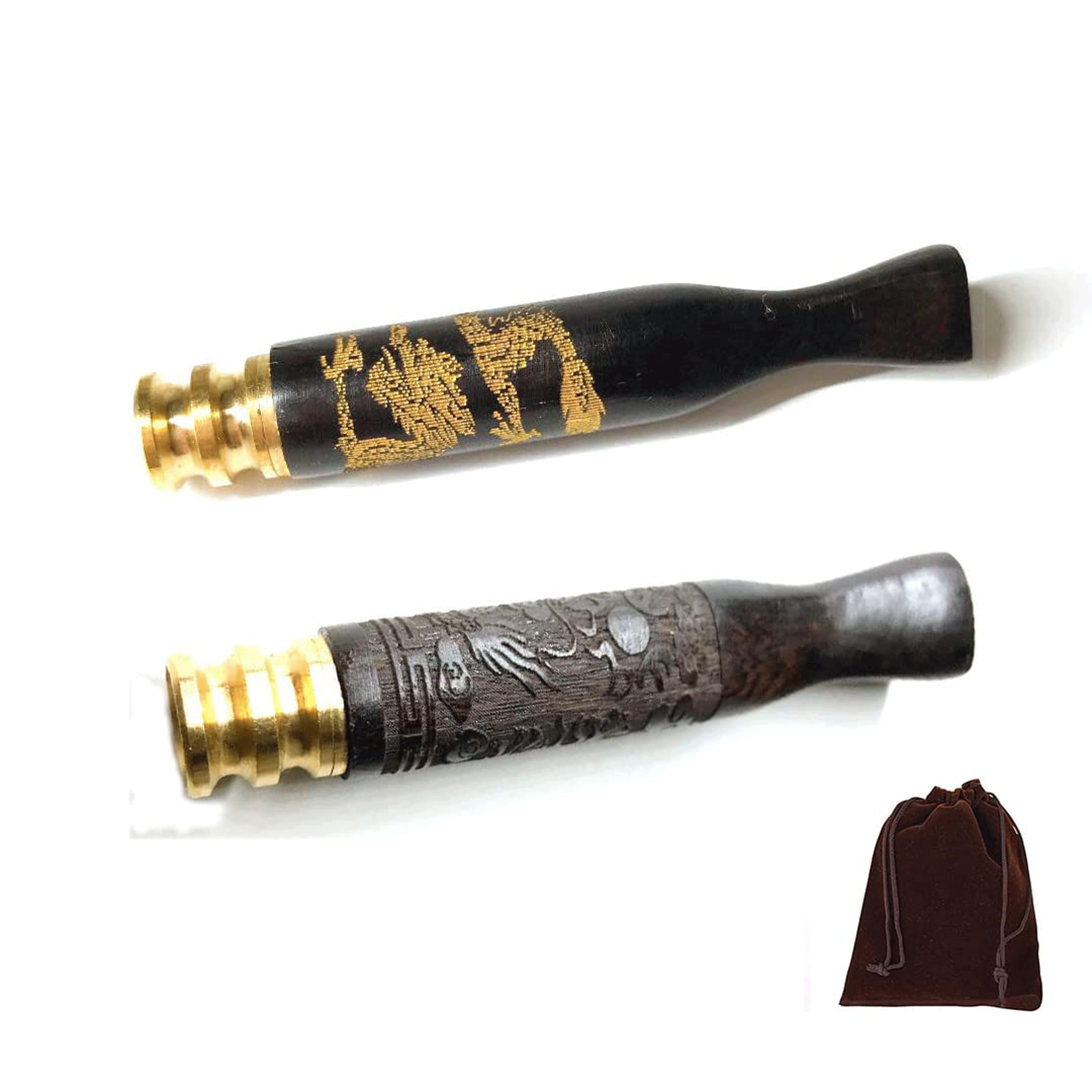 2 Pcs Handmade Ciggarette Holder Removable Easy Cleaning Holders for fits Regular or Slim Size,Great for Roll -ups (Regular, Slim) roll up Cigarettes