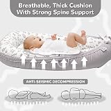 EAQ Hedgehog Baby Lounger Nest 0-12 Months 100% Cotton Portable Co-Sleeping view 5