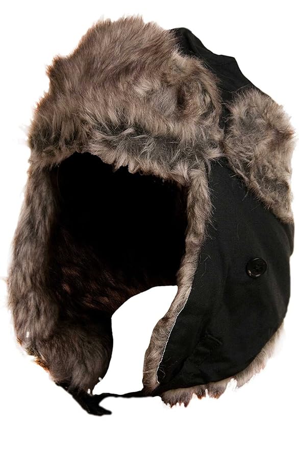 Older Boys Fur Trapper Hat Amazon.co.uk Clothing