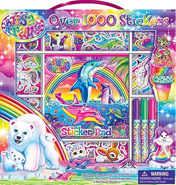 Lisa Frank Giant Art And Activity Set Dollar General Dollar Poster