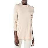 Amazon Essentials Women's Jersey Long-Sleeve Mock Neck Swing Tunic