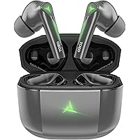 TOZO G1 Wireless Earbuds Bluetooth 5.3 Headphones with 45ms Ultra Low-Latency and Cool Breathing Light, Ergonomic Design, Gam