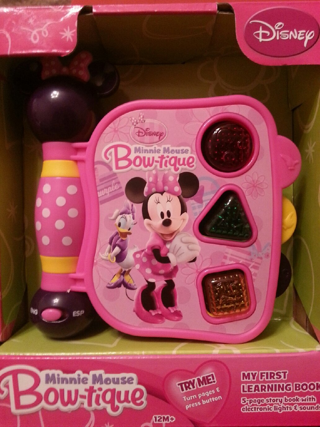 Disneys Minnie Mouse Bow-tique, My First Learning Book Lights and Sound.