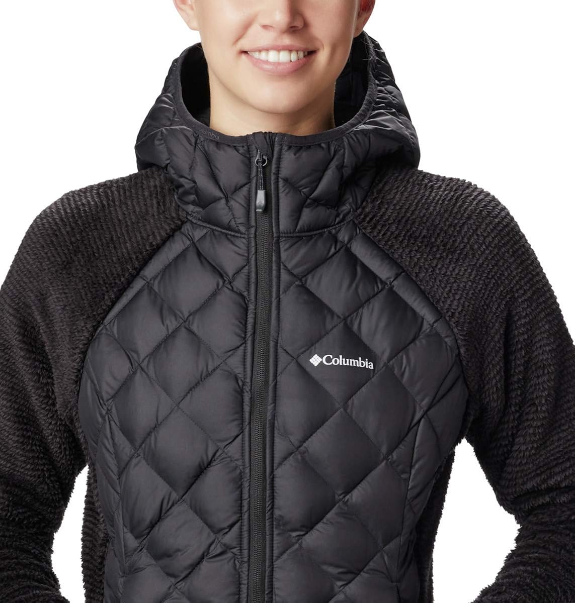 columbia women's techy hybrid fleece