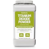 Coolinario Titanium Dioxide Powder (1 GAL - 5.2 LBS) Food Grade | Whitening &amp; Opacifying Agent for Confections, Beverages &amp; Sauces, Creates Bright, Vibrant Colors &amp; Enhances Appearance