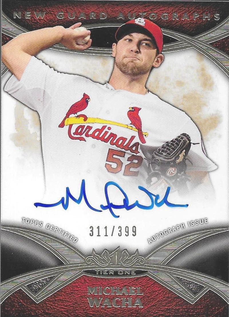 2014 Topps Tier One New Guard Autographs #NGA-MWC Michael Wacha NM-MT Auto 311/399 Cardinals