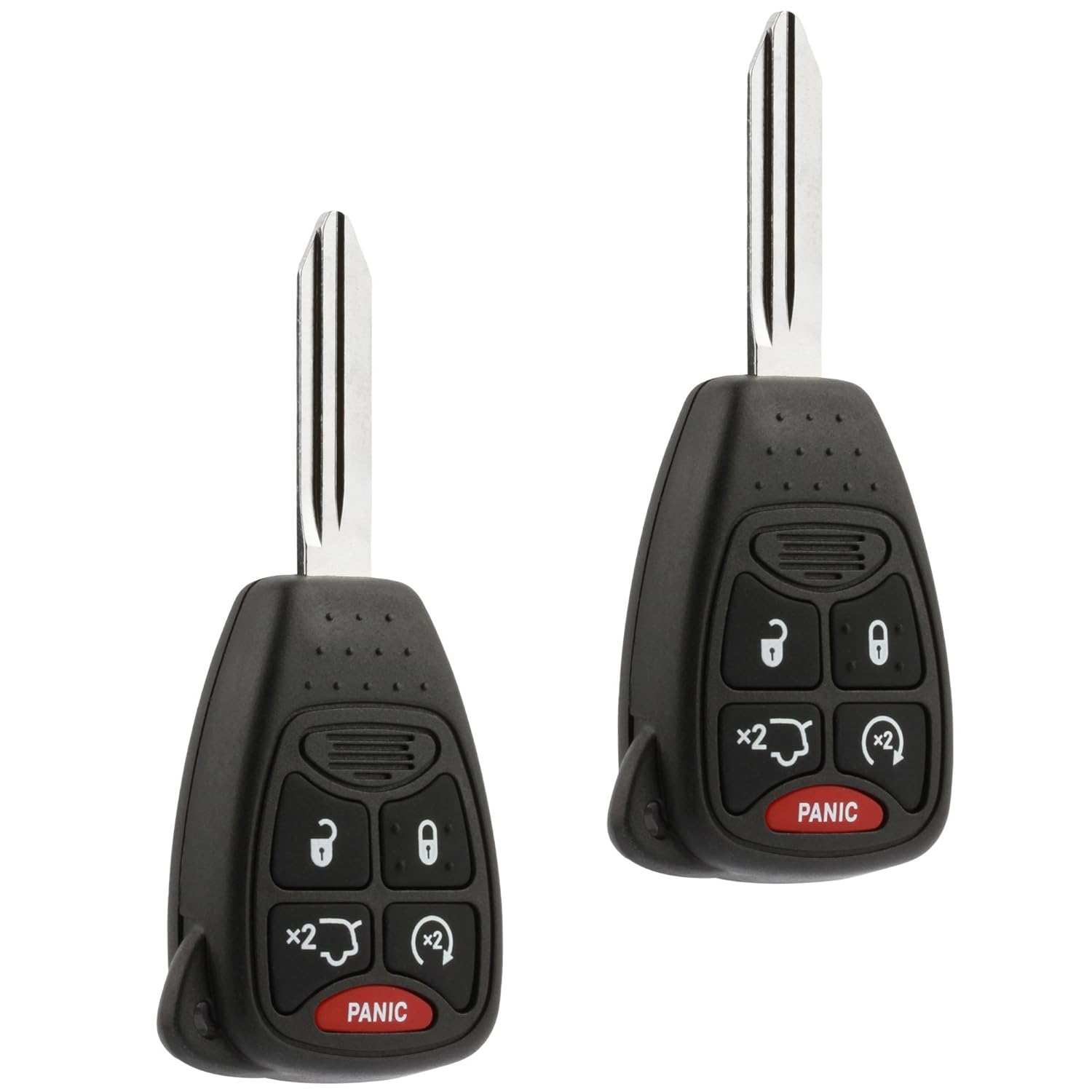 Amazon.com: Car Key Fob Keyless Entry Remote fits Chrysler 200 300 300c PT  Cruiser Sebring/Dodge Avenger Charger/Jeep Commander Grand Cherokee Liberty  ...