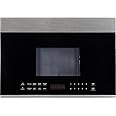 FORTÉ F2413MV5SS Stainless Steel Over the Range Microwave Oven with Child Lock and Auto Cooker, Built in Microwave Saves Kitchen Countertop Space, 1000 Cooking Watt, 300 CFM Vent Fan, 10 Power Levels