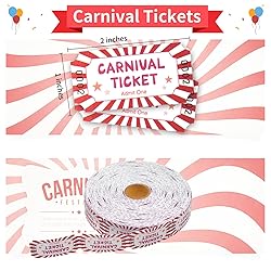 1000 Pieces Carnival Roll Tickets Raffle Tickets