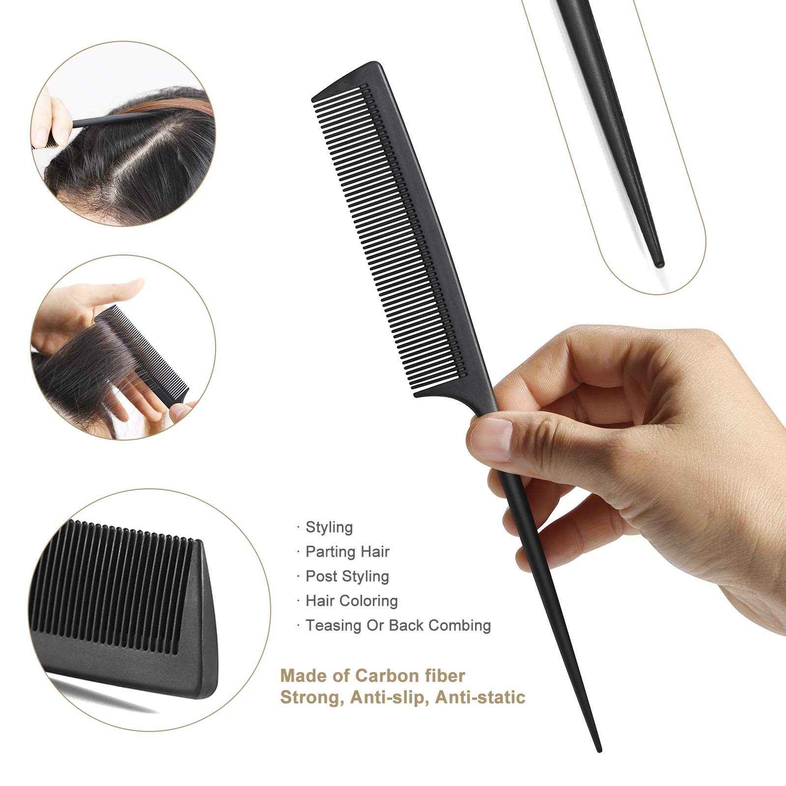 Hair Brush, BESTOOL Boar Bristle Hair Brushes for Women Men Kids