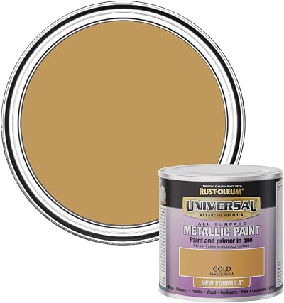 Rust-Oleum Universal Paint Metallic Gold 250ml RO1030401F1