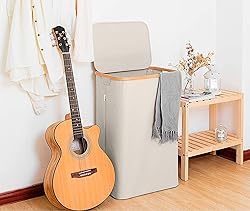 Lonbet - Laundry Hamper with Lid Cover - Sturdy