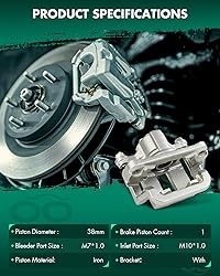 SCITOO 19B6696 Rear Left Disc Brake Caliper