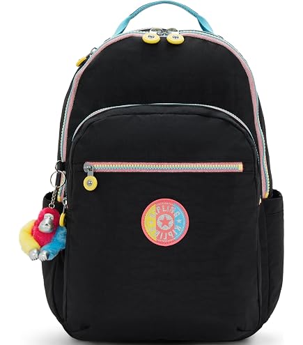 Kipling Seoul‎ ORB BW RAINBOW BLACK K19347 Seoul Large 15 main image 4