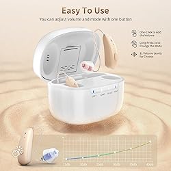 COQOOL Hearing Aids for Seniors - Rechargeable