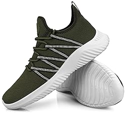 Feethit Mens Slip On Running Shoes Breathable