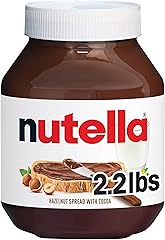 Nutella Hazelnut Spread with Cocoa for Breakfast, 35.3 oz Jar, Holiday Baking and Desserts