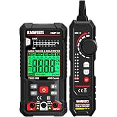 KAIWEETS Digital Multimeter Wire Tracer Kit with NCV Voltmeter for Home DIY | 3-in-1 Tester , Wire Sequence Test, Work Standalone, True RMS 4000 Counts, RJ45 RJ11 Detector, Temperature, for Car Repair