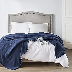 Serta Heated Blanket - Reversible Fleece to Sherpa
