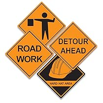 Bob Builder Party Supplies Construction Sign Cutouts