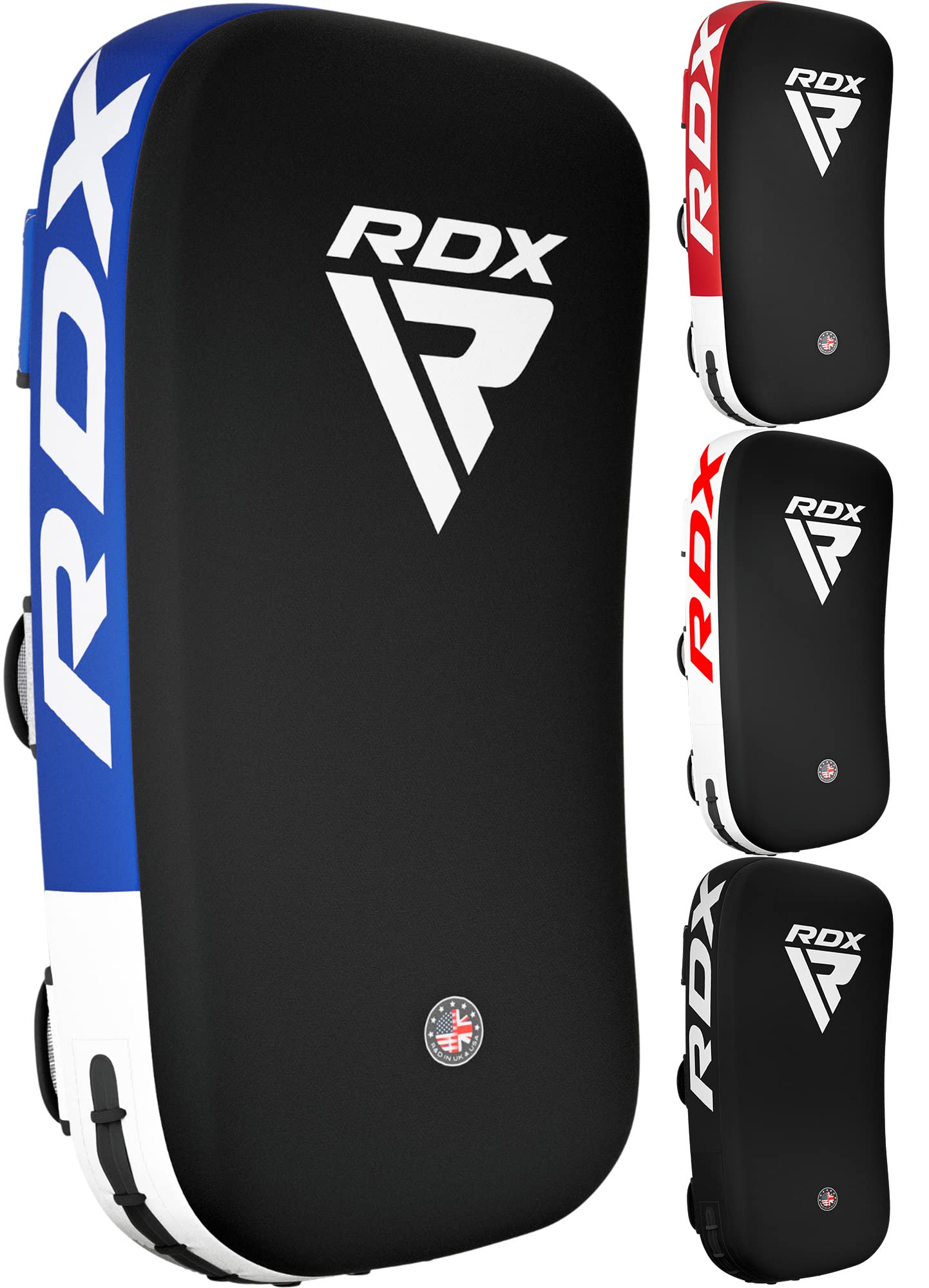 RDX Muay Thai Pad for Training,Curved Kickboxing kicking strike Shield,Coaching Kick Boxing, MMA, Martial Arts, Karate, Taekwondo, Punching, Foot, Knee and Elbow Target (One Pad Only)