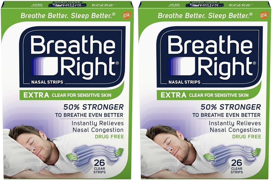 Breathe Right KsfmlU Extra Strength Clear DrugFree Nasal