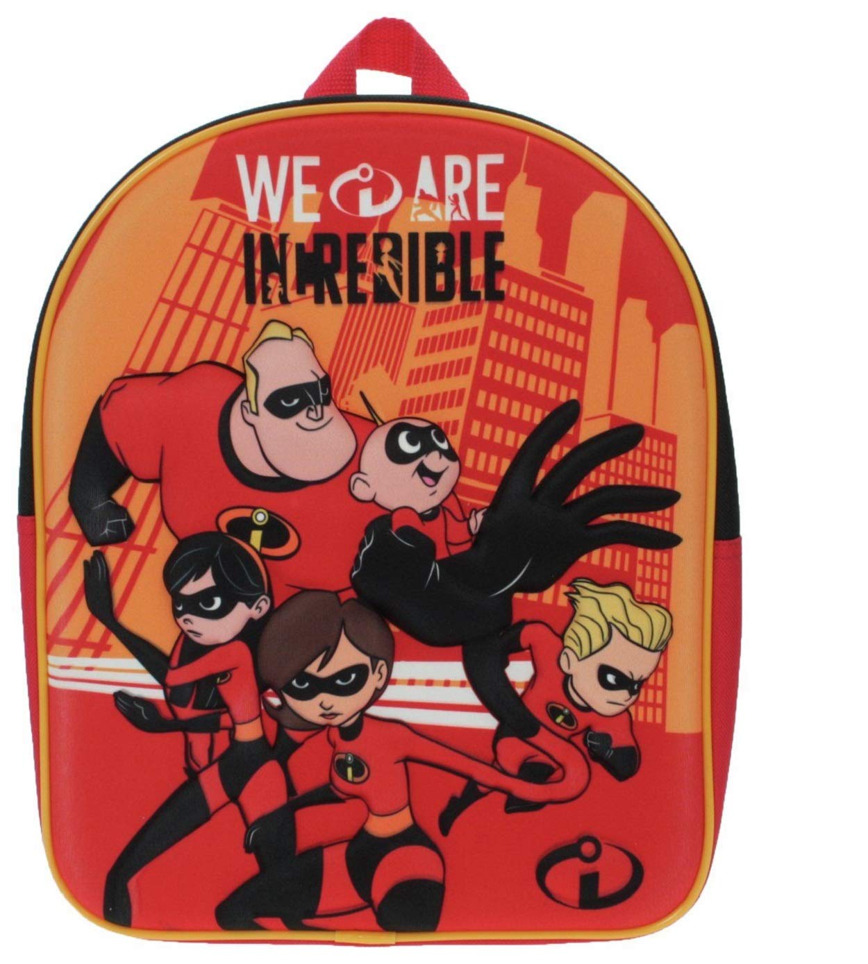 Disney Incredibles 3D Effect Backpack Rucksack School Bag Kids Children, 31cm