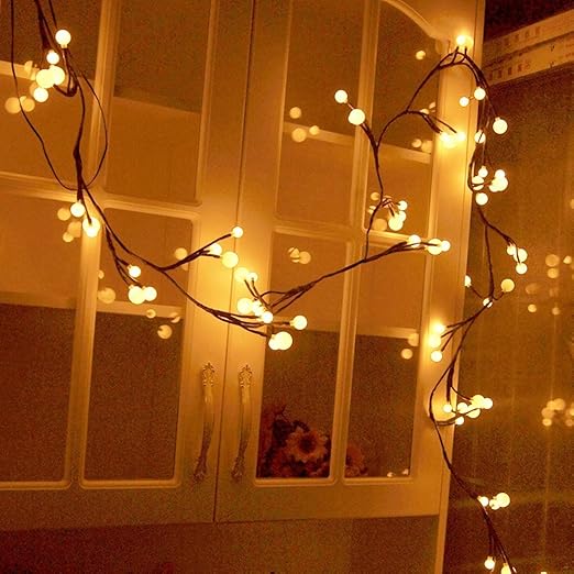 Led String Lights 2 5m 72 Led Globe Decorative Fairy Lights