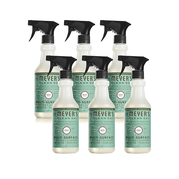 MRS. MEYER’S CLEAN DAY MULTI-SURFACE EVERYDAY CLEANER, BASIL 16 OZ (PACK OF 6)