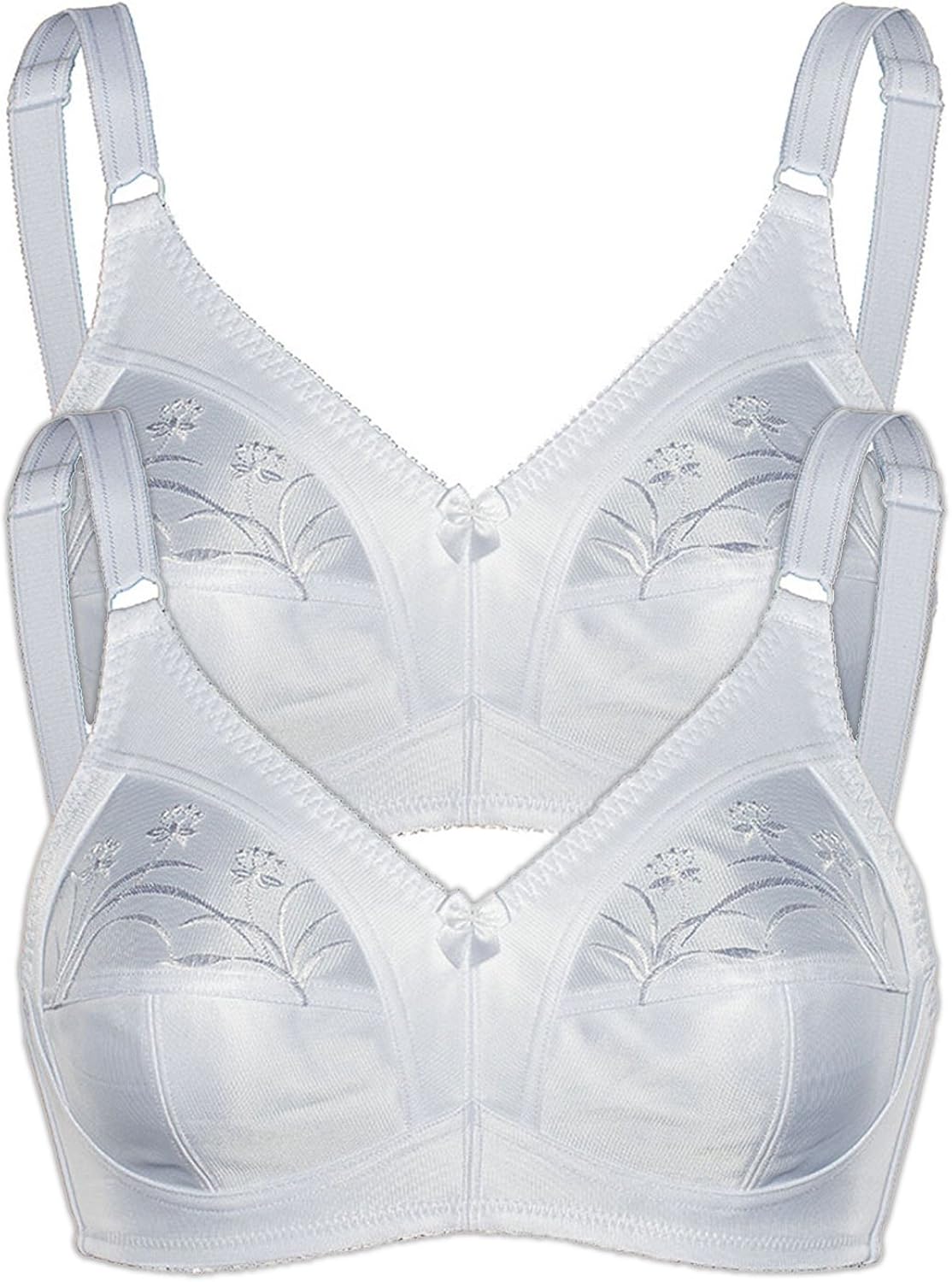 Sassa Women's Pack of 2 NonWired Soft Bras 12892 Amazon.co.uk Clothing