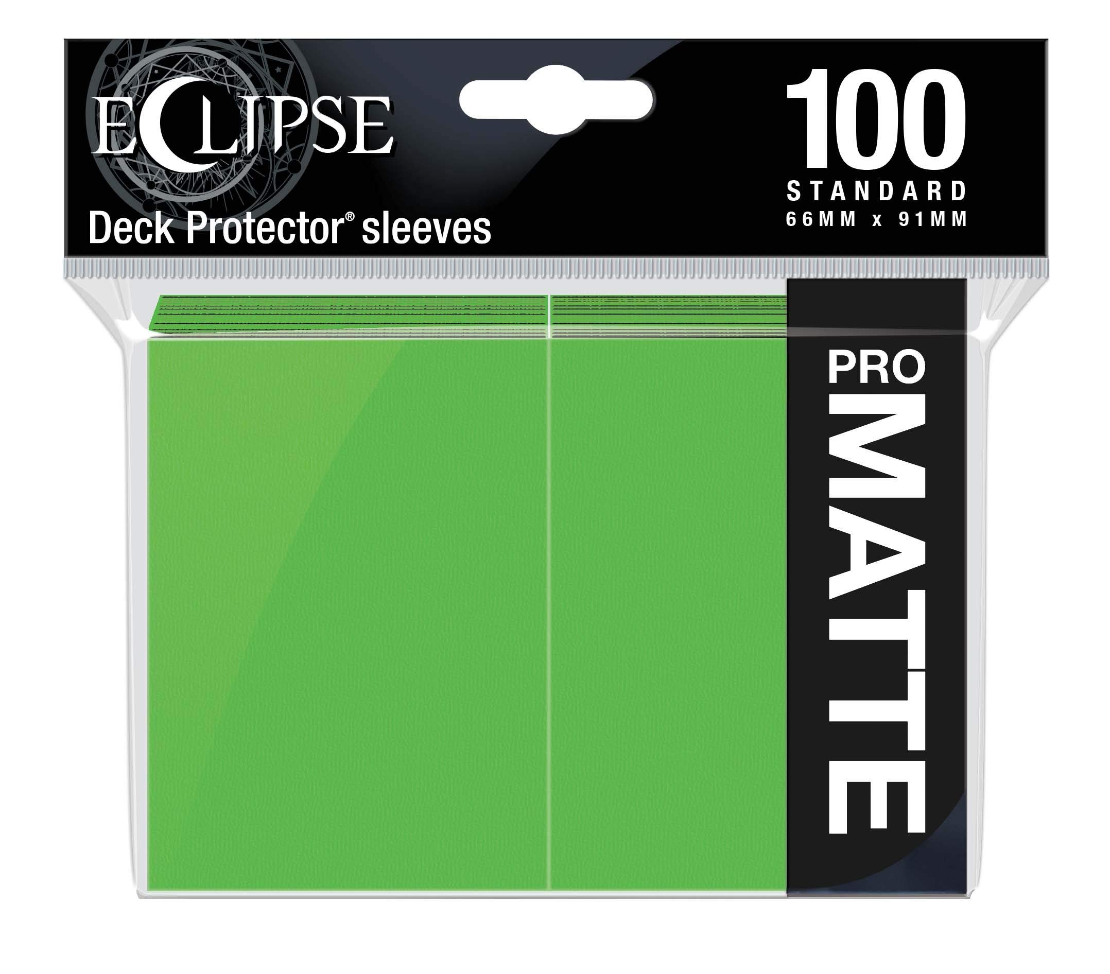 Ultra Pro - Eclipse Standard Matte Sleeves 100 Pack - Lime Green