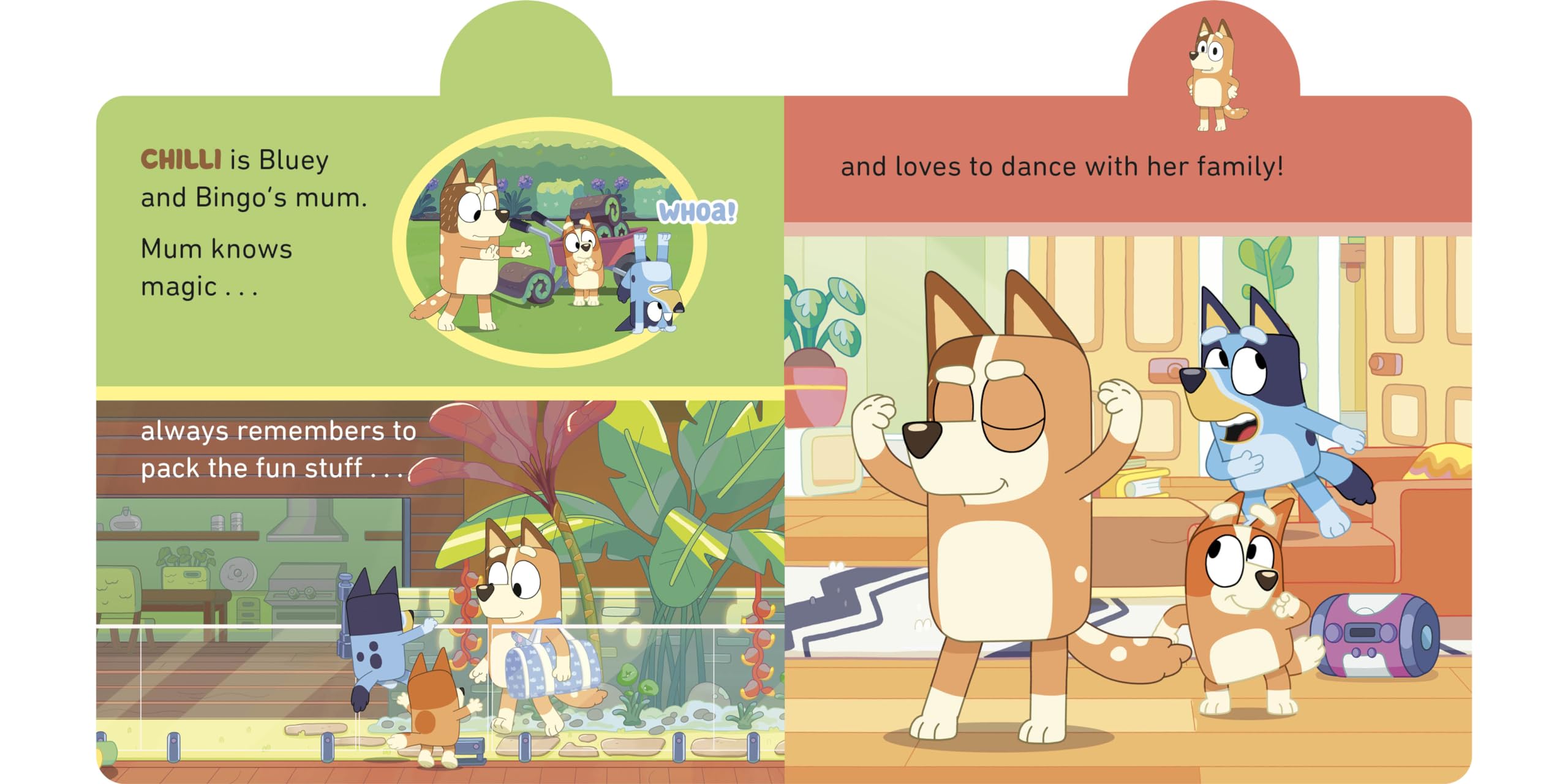 Meet Bluey's Family: A Tabbed Board Book