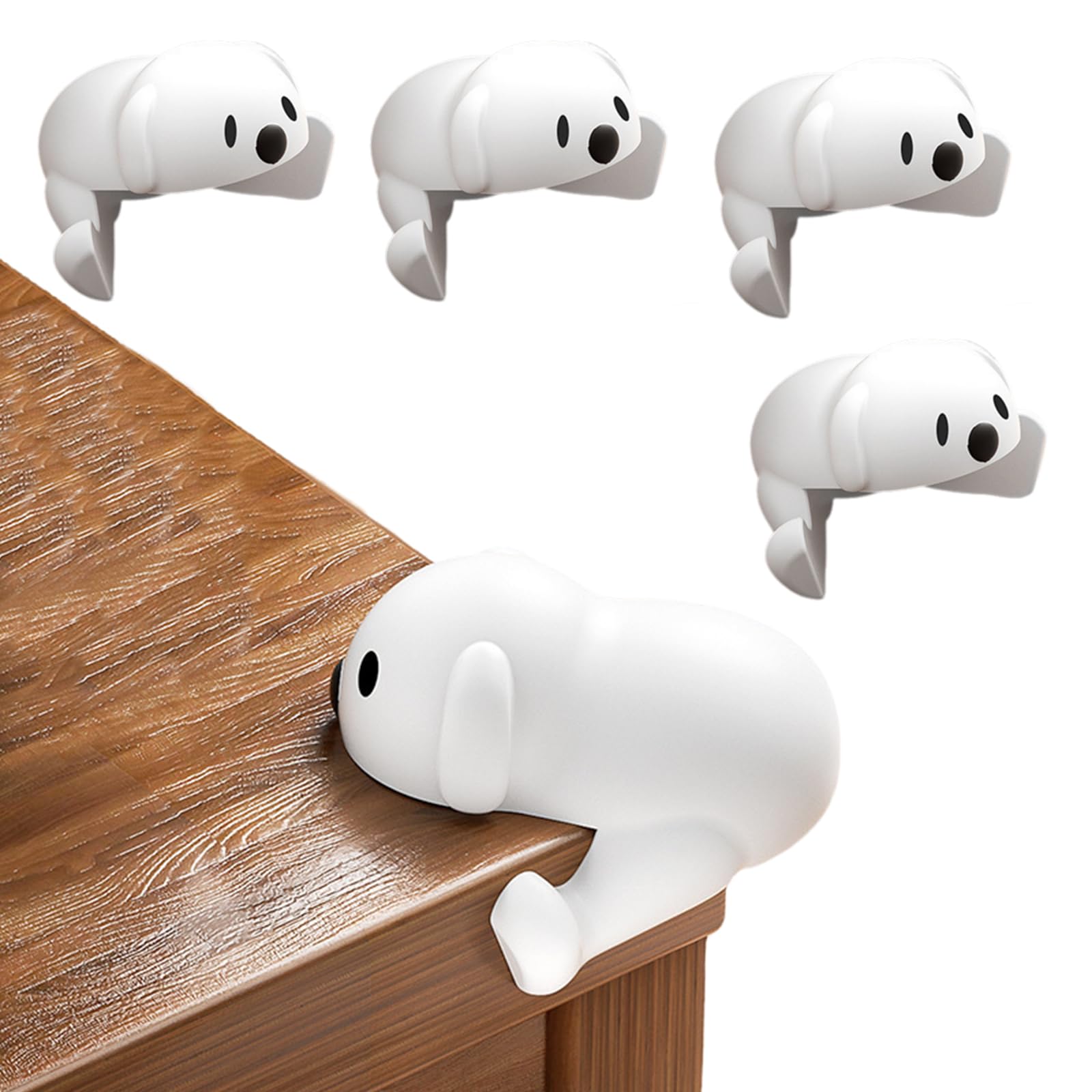 4 Pcs Table Corner Protectors for Baby, Cartoon Shape Edge Protectors for Kids, Used to Cover Sharp Furniture Table Corners for Baby Safety Soft Foam Corner Protectors