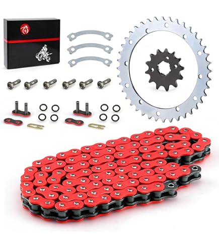 Amazon.com: Caltric O-Ring Blue Drive Chain & Sprockets Kit