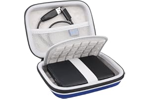 Lacdo Hard Drive Carrying Case for Seagate Expansion Backup Plus Slim Seagate One Touch Game Drive PS4 Xbox Portable External