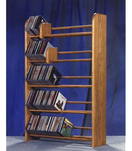 Amazon.com: Wood Shed Hill 01 Series Dowel Style CD Storage Rack
