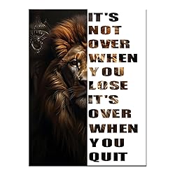 Animal Canvas Wall Art Motivational