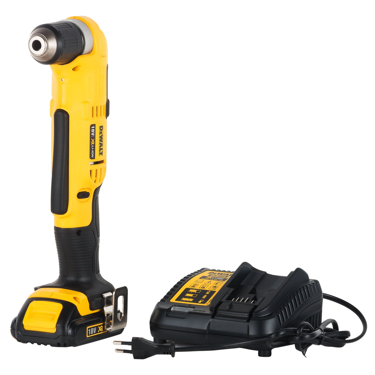 Dewalt DCD740C1 18V, 10mm XR Liion Cordless Right Angle Drill Driver