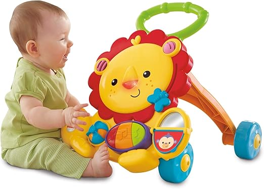 fisher price lion baby walker