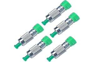 GwliUni 5Pcs 3dB FC for APC Fiber Optic attenuator, Fiber Signal Attenuation Converter, FC Ferrule Inserts Connector