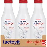 Lactovit| Lactourea Body Wash, Dry Skin | Hydrating Shower Gel |3 x 600 ml | With Urea ProLactiC10 Complex, Lactic Acid &amp; Pure Urea | Soft &amp; Youthful Skin | Dermatologist Recommended