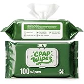 CPAP Mask Wipes, 100 Count, Alcohol-Free &amp; Fragrance-Free Cleaning Wipes for CPAP Masks, Cushions &amp; Accessories, 7" x 5.5"