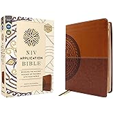 NIV Application Bible, Leathersoft, Brown, Red Letter, Comfort Print: Bringing the Ancient Message of the Bible into Your World (NIV Application Commentary Resources)
