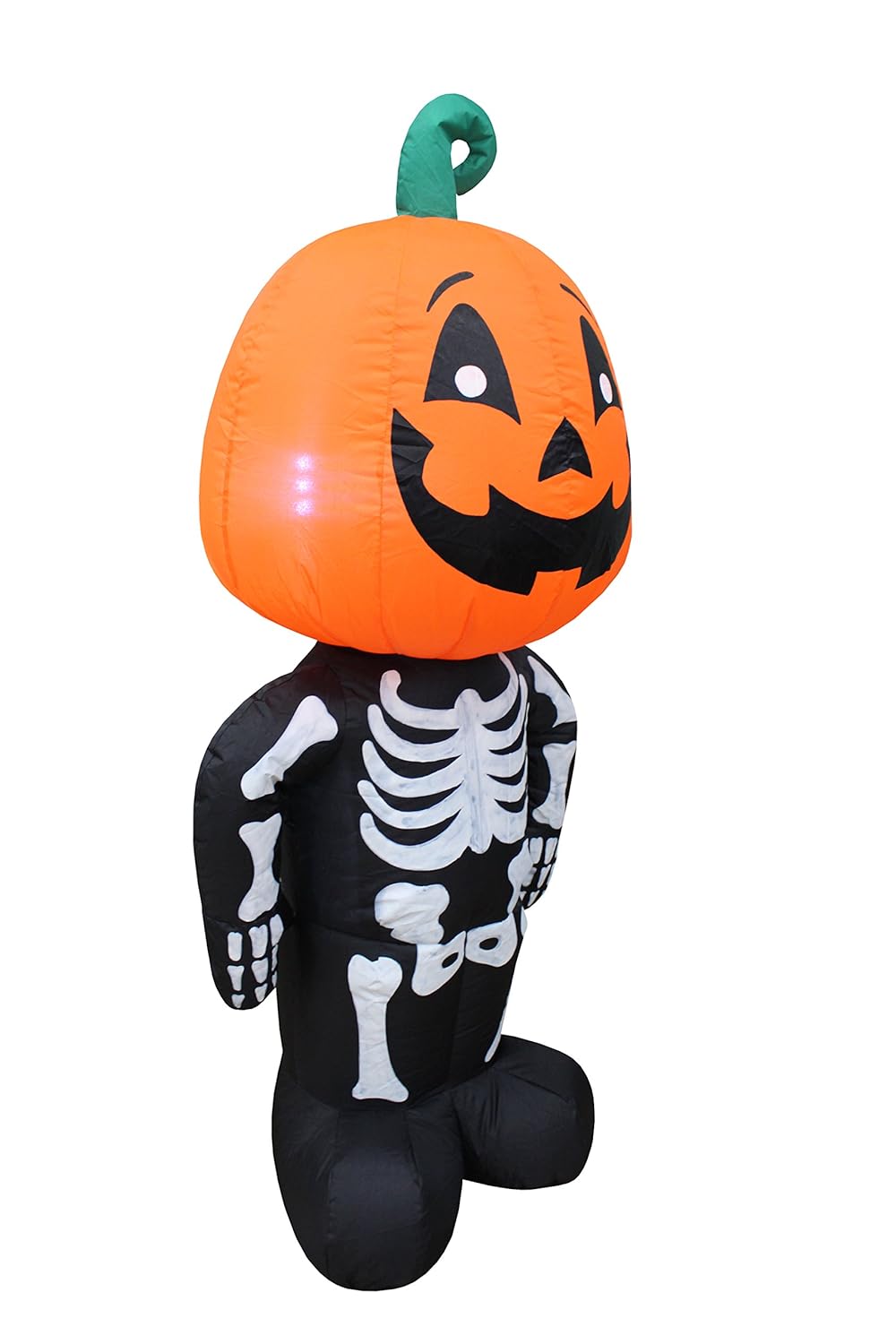 BZB Goods 4 Foot Tall Halloween Inflatable Pumpkin Head Man Blow Up LED Lights Decor Outdoor Indoor Holiday Decorations, Blow up Lighted Yard Lawn Decor Home Family Outside