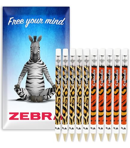 Amazon.com : Zebra Cadoozle Mini Mechanical Pencil - 0.7mm Lead