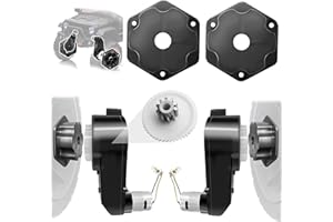 JRRXM 2Pack 24V RS555 40000RPM Fast Drive Motor Gearbox for Power Wheels Motor Upgrade,12V&18V&20V&24V High Speed Motors Gearbox Conversion Kit for Kids Ride on Toys Car Replacement Parts,Free Coupler