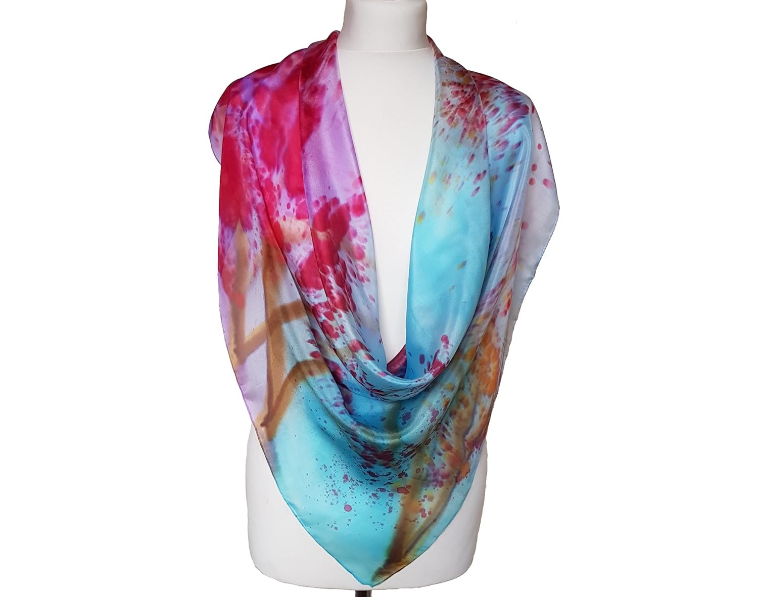 Purple scarf women Women silk scarf Pure silk scarf