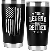 PRPinkRain Retirement Gifts for Men 2025 - Retired Not My Problem Anymore - Funny Retired Tumbler for Men, Him, Father, Husband, Coworkers - Happy Retirement Gifts, Navy Tumbler 20 Oz (Black 20 Oz)